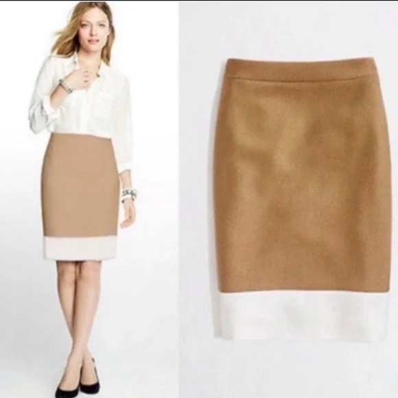 J. Crew Wool Skirt Size 14 - Picture 1 of 6